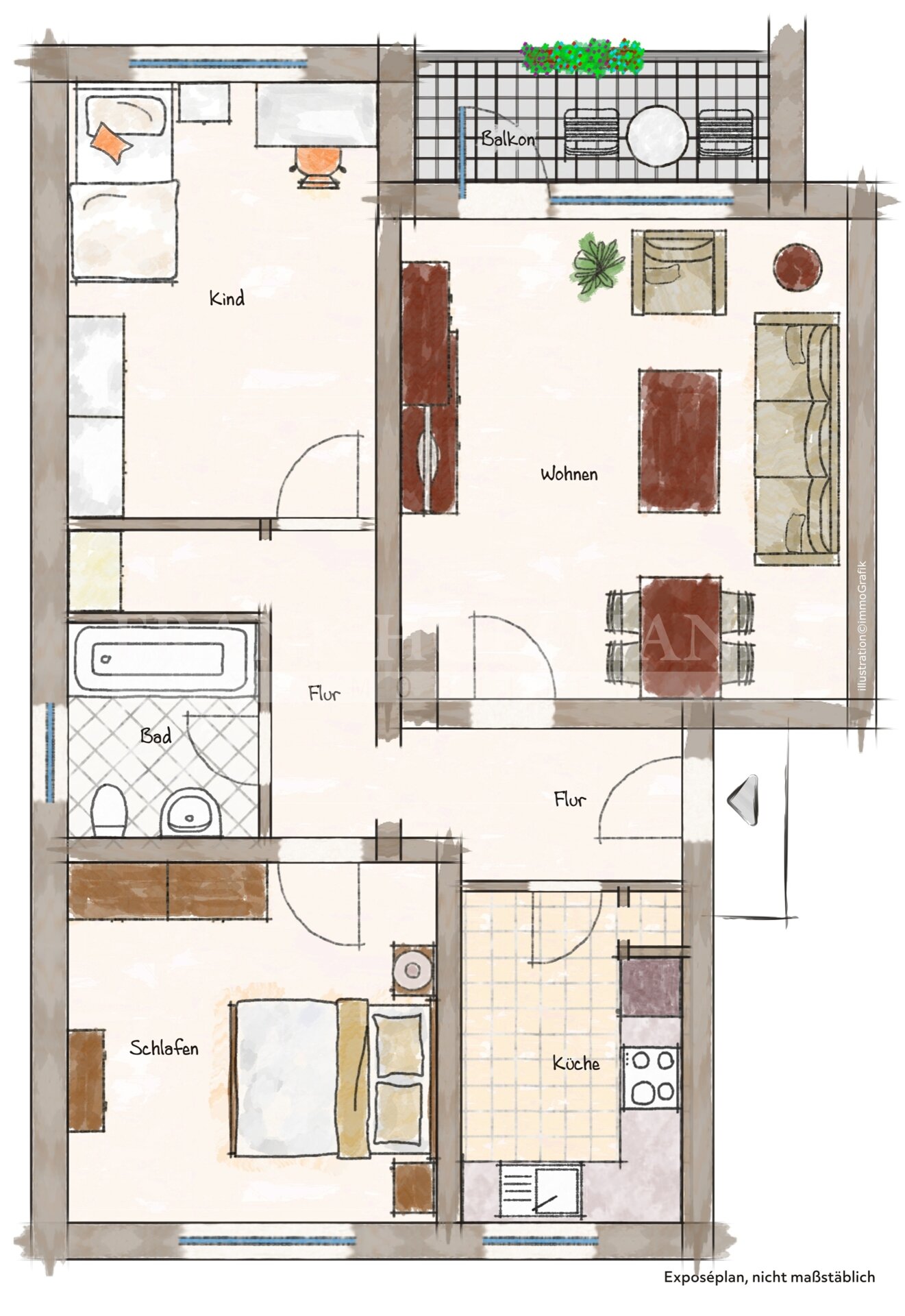 Immobilie zum Kauf provisionsfrei als Kapitalanlage geeignet 123.000 € 3 Zimmer 68,2 m²<br/>Fläche Kaltenkirchen 24568