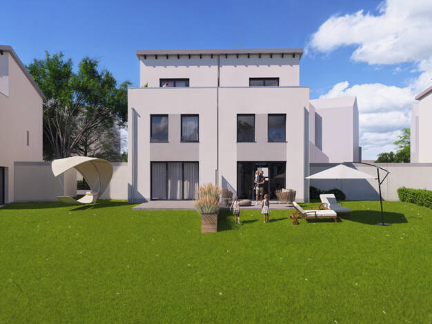 Doppelhaushälfte zum Kauf - Neubau provisionsfrei 709.900 € 5,5 Zimmer 144 m² 340 m² Grundstück Auf dem Loh - Burgaltendorf Essen / Burgaltendorf 45289
