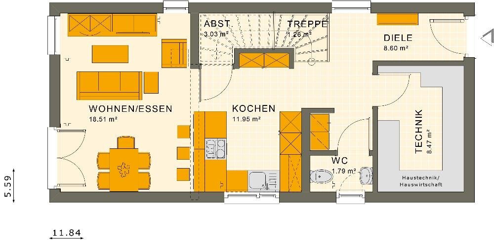 Einfamilienhaus zum Kauf 530.000 € 3,5 Zimmer 107 m²<br/>Wohnfläche 700 m²<br/>Grundstück Bad Wurzach Bad Wurzach 88410