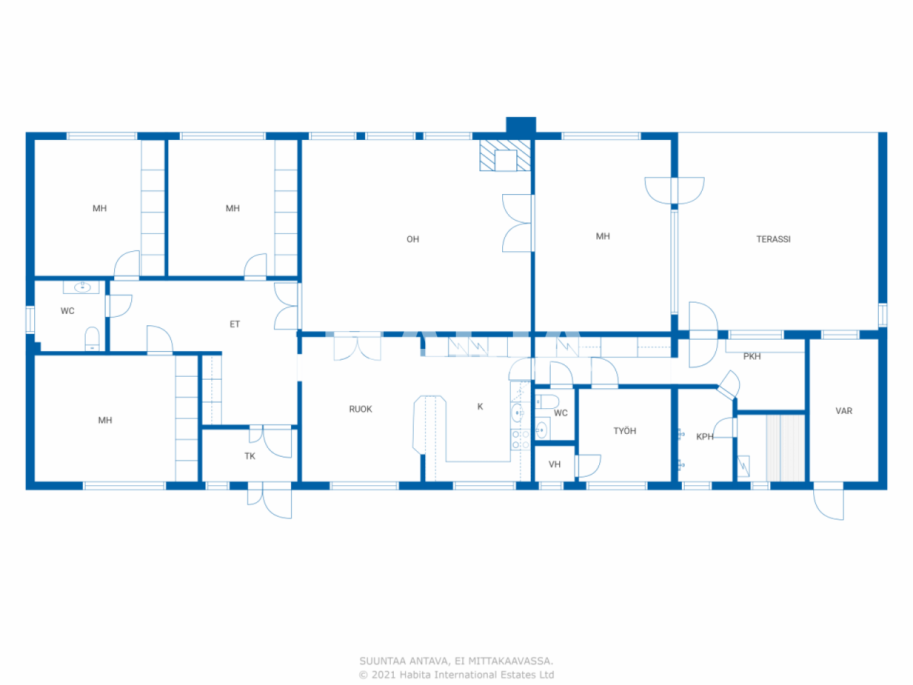 Reihenmittelhaus zum Kauf 129.000 € 6 Zimmer 175 m²<br/>Wohnfläche 26.009 m²<br/>Grundstück Kontulankatu 4 Kemi 94200