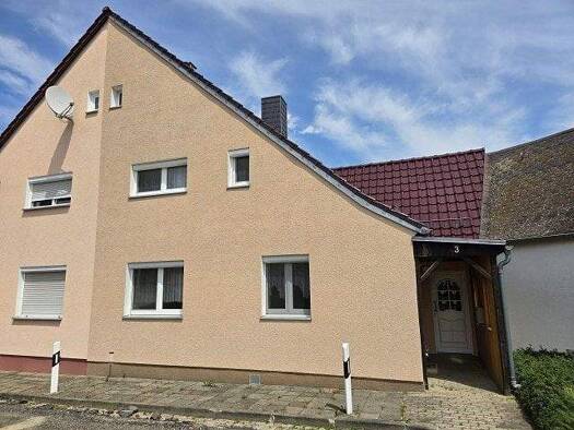 Doppelhaushälfte zum Kauf 75.000 € 4 Zimmer 90 m² 550 m² Grundstück frei ab sofort Siedlungsstraße 3 Neuposa Starkenberg 04617