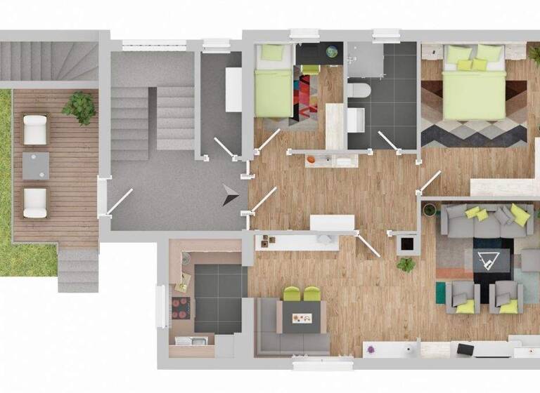 Mehrfamilienhaus zum Kauf 674.000 € 7,5 Zimmer 177 m² 976 m² Grundstück Kirrlach Waghäusel / Kirrlach 68753