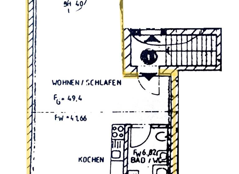 Studio zum Kauf 43.000 € 1 Zimmer 49,3 m² 3. Geschoss Bonhoeffer Straße 159 Preißelpöhl Plauen 08525