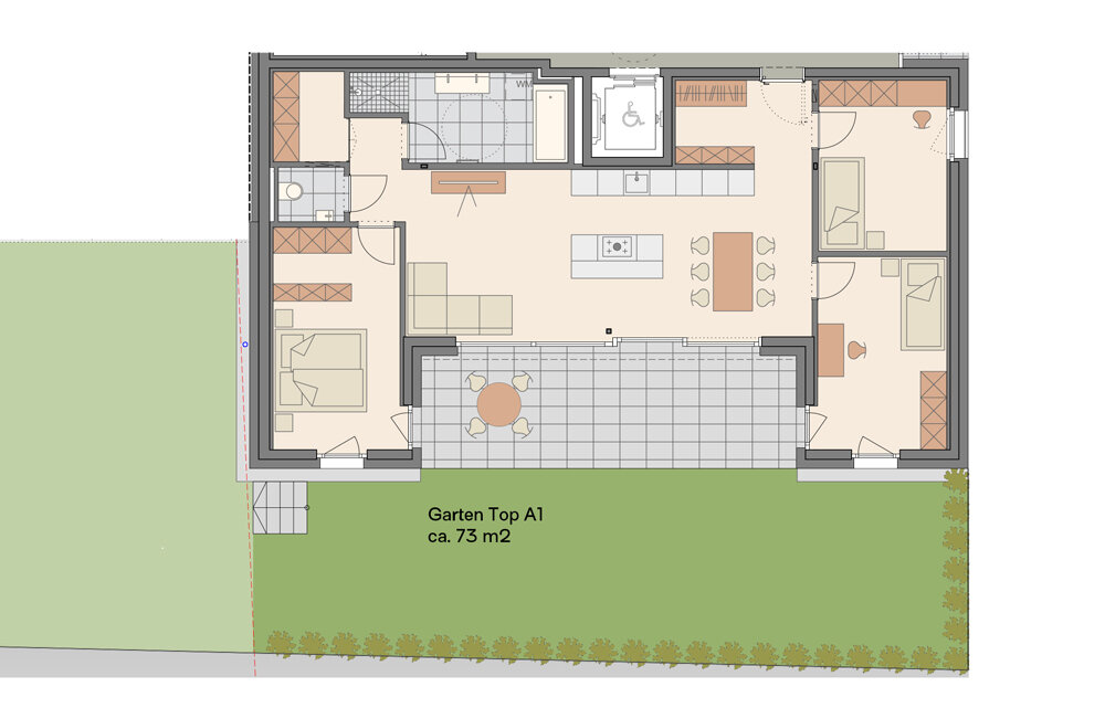 Wohnung zum Kauf provisionsfrei 696.200 € 4 Zimmer 99,9 m²<br/>Wohnfläche EG<br/>Geschoss Ziggamweg 212a und 212b St. Gallenkirch 6791