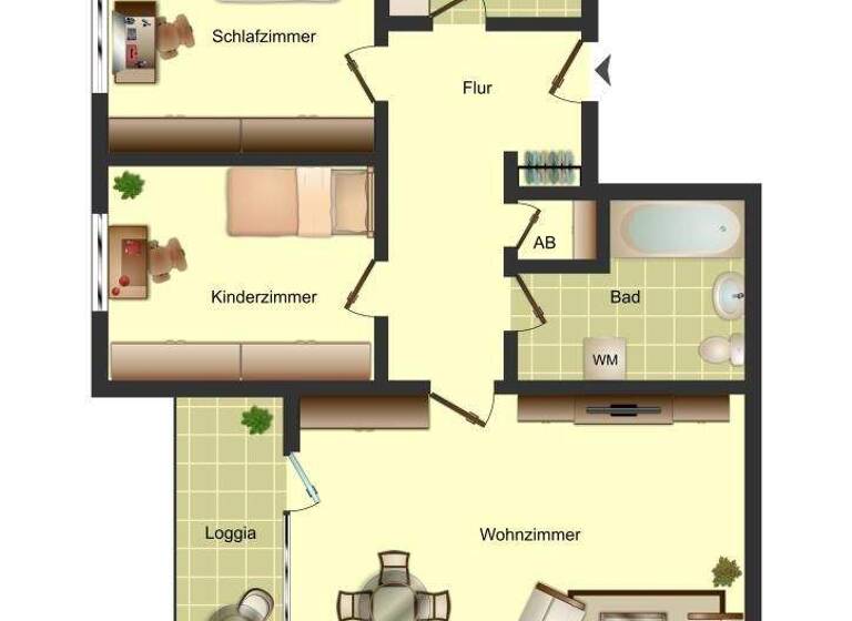 WG-Zimmer zur Miete 539 € 3,5 Zimmer 78 m² 1. Geschoss frei ab 01.05.2026 Konrad-Adenauer-Straße 1 Weddinghofen Bergkamen 59192