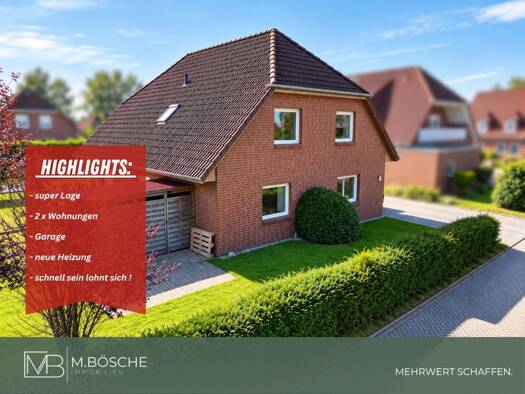 Mehrfamilienhaus zum Kauf 320.000 € 7 Zimmer 178 m² 690 m² Grundstück Dornum Dornum 26553