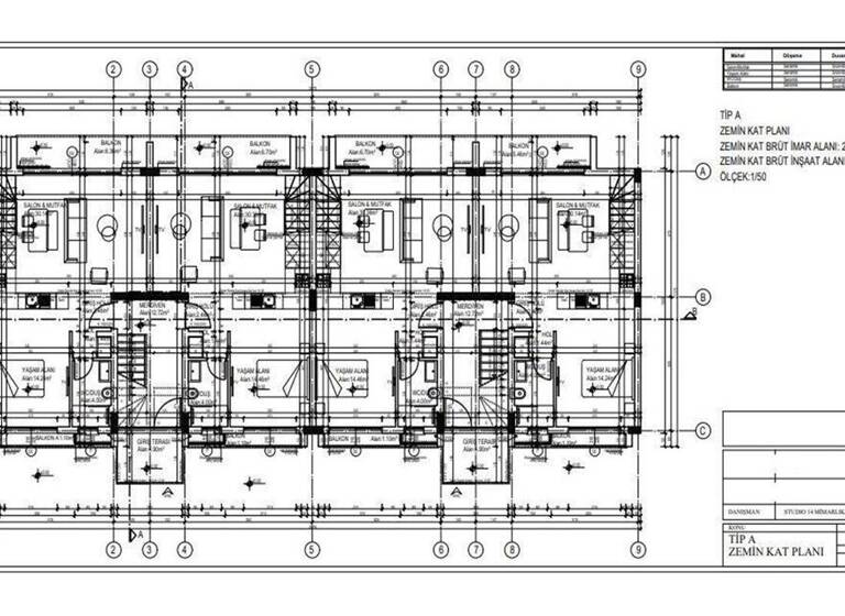 Studio zum Kauf - Erstbezug provisionsfrei 243.900 € 2 Zimmer 87 m² Tatlisu 99640