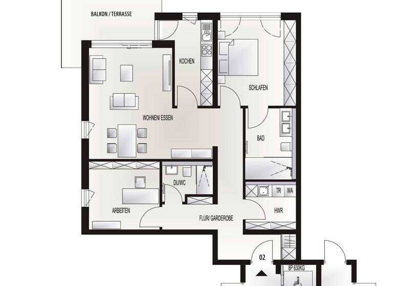 Wohnung zum Kauf - Erstbezug 540.000 € 3 Zimmer 108 m² frei ab sofort Niederbreisig Bad Breisig 53498