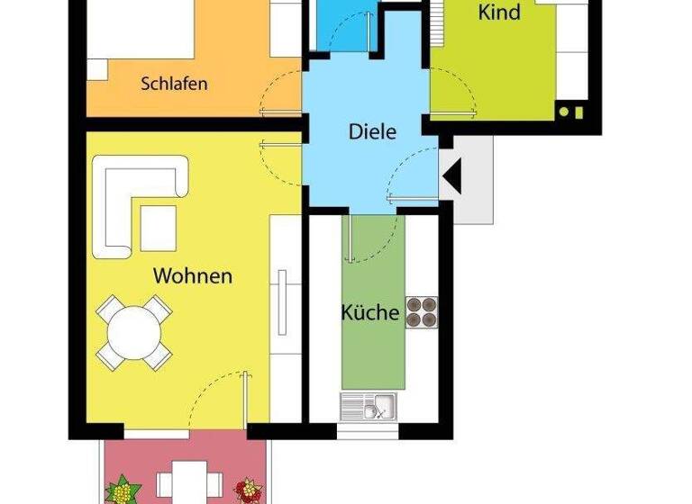 Wohnung zur Miete 750 € 3 Zimmer 69,6 m² frei ab 01.05.2026 Radebeul 01445