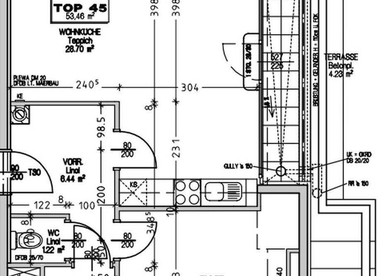 Wohnung zum Kauf provisionsfrei 279.000 € 2 Zimmer 54 m² Wien 1220