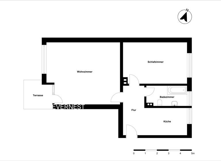 Wohnung zum Kauf 400.000 € 2 Zimmer 53 m²<br/>Wohnfläche 4.<br/>Geschoss Kreuzberg Berlin 10967