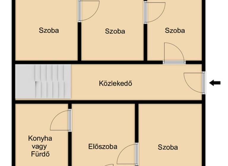 Einfamilienhaus zum Kauf 66.500 € 8 Zimmer 256 m² 993 m² Grundstück Högyész 7191