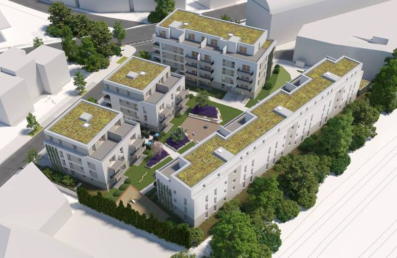 Wohnung zur Miete nur mit Wohnberechtigungsschein 323 € 2 Zimmer 47,5 m² 1. Geschoss frei ab sofort Waldstr. 3b Speyer 67346