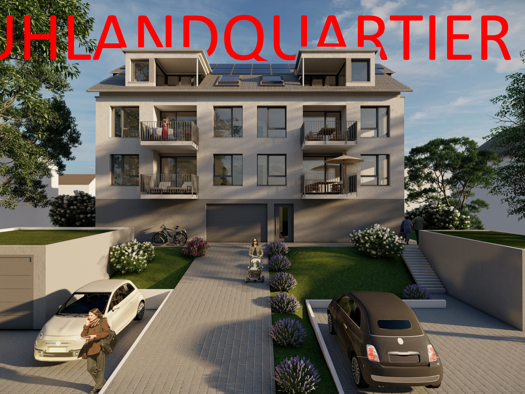 Wohnung zum Kauf - Erstbezug provisionsfrei 390.330 € 3 Zimmer 61,5 m² EG frei ab sofort Uhlandstraße 18 Grötzingen Aichtal 72631