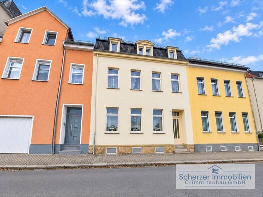 Reihenmittelhaus zum Kauf 59.000 € 5 Zimmer 170 m² 190 m² Grundstück Crimmitschau Crimmitschau 08451