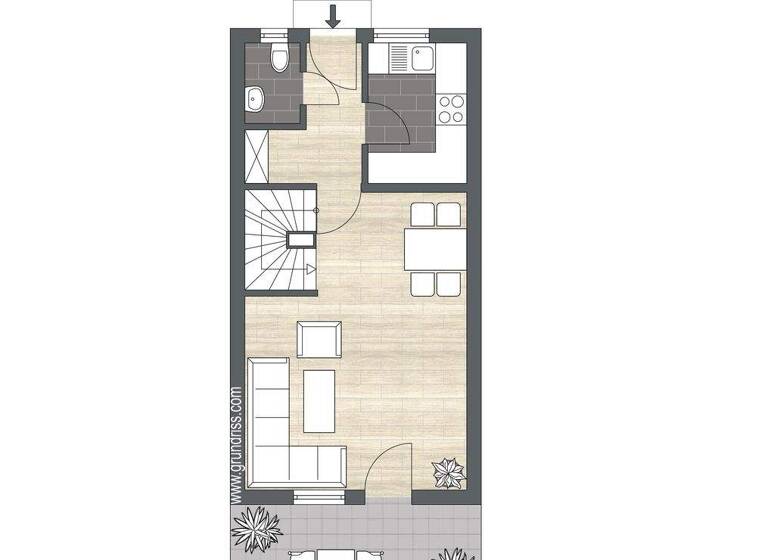 Ferienhaus zum Kauf als Kapitalanlage geeignet 299.000 € 3,5 Zimmer 67 m² Am Kurhaus 29 c Nordstrand 25845