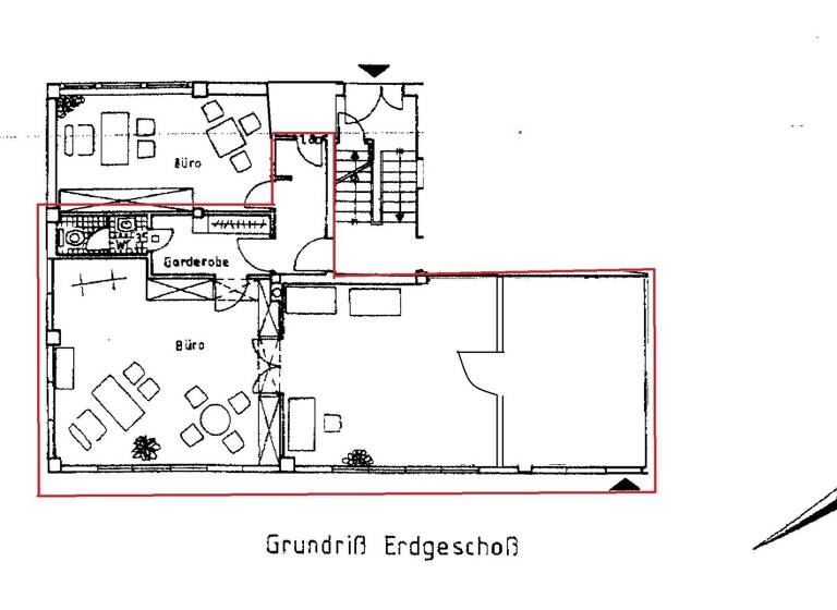 Büro zur Miete 9,30 € 3 Zimmer 83 m² Bürofläche Hausbruch Hamburg 21149