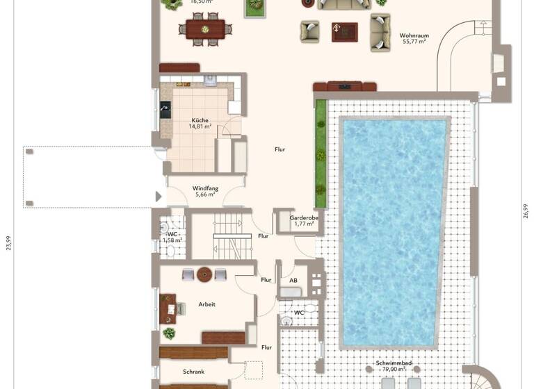 Einfamilienhaus zum Kauf 2.750.000 € 8 Zimmer 379,1 m² 2.642 m² Grundstück Wellingsbüttel Hamburg 22391