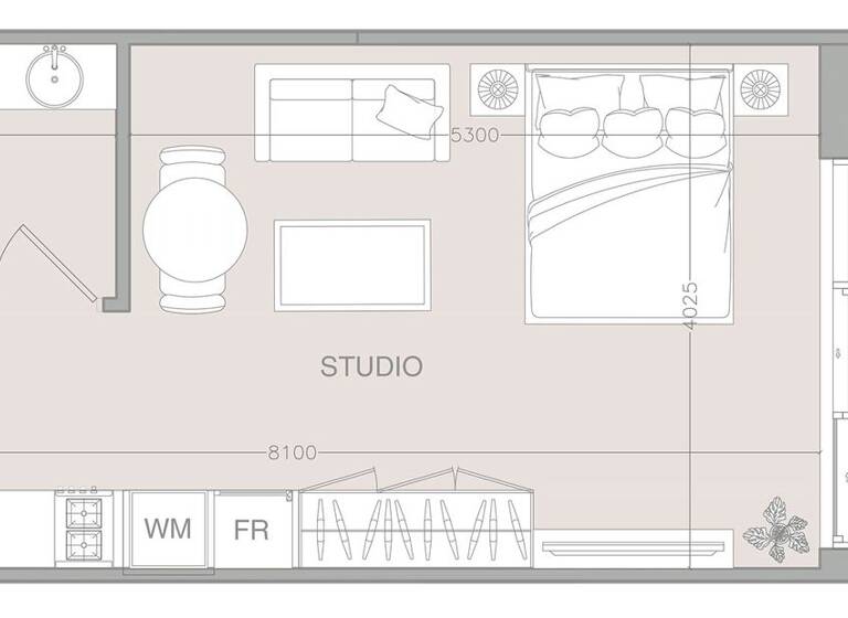 Wohnung zum Kauf provisionsfrei 190.099 € 2 Zimmer 40,1 m² Dubai 00000