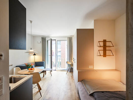 Wohnung zur Miete 1.150 € 1 Zimmer 29,4 m² Geschoss 4/7 frei ab 01.11.2026 Hammerbrook Mitte 20097