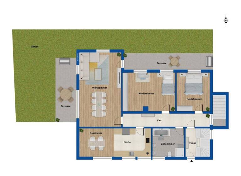 Wohnung zum Kauf 357.000 € 4 Zimmer 130 m² 1. Geschoss Bonlanden Berkheim 88450