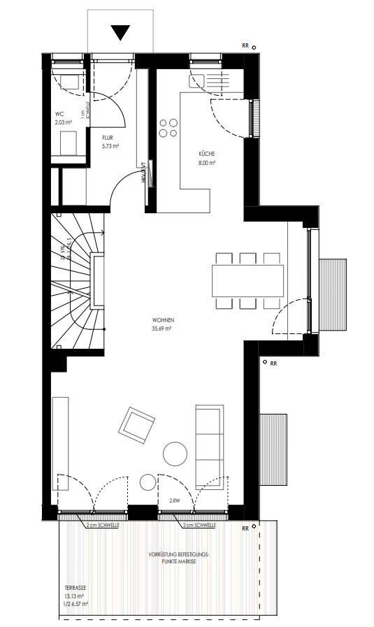 Reihenendhaus zum Kauf provisionsfrei 1.389.000 € 4,5 Zimmer 154,3 m²<br/>Wohnfläche 205,7 m²<br/>Grundstück Lerchenau West München 80995