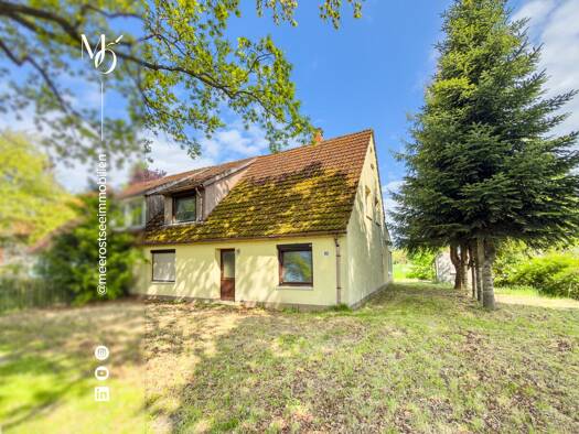 Doppelhaushälfte zum Kauf 71.000 € 6 Zimmer 142,6 m² 3.394 m² Grundstück Schlemmin Schlemmin 18320
