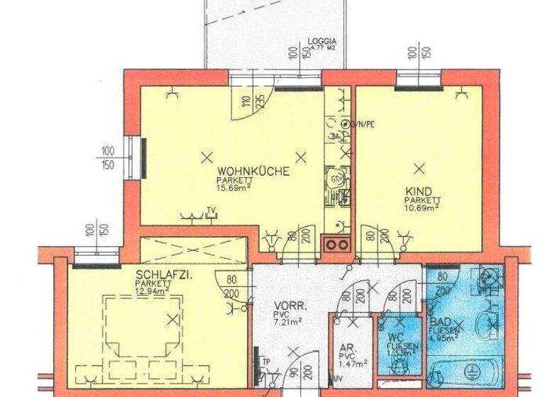 Wohnung zur Miete 595 € 3 Zimmer 54,3 m² EG Am Hang 3 Reichenthal 4193