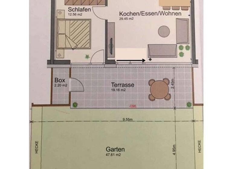 Wohnung zum Kauf 2 Zimmer 53,5 m² EG Montfortstraße 34 Sulz 6832