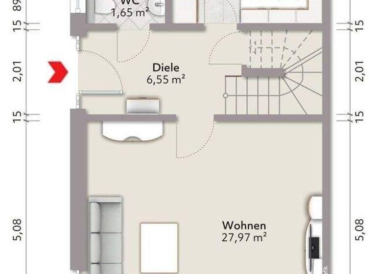 Doppelhaushälfte zum Kauf 520.000 € 4 Zimmer 118 m² 295,4 m² Grundstück Langebrück 01465