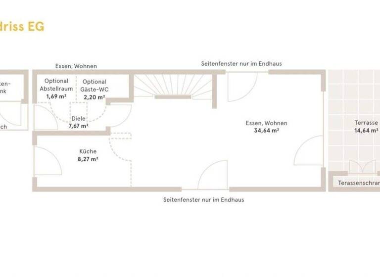 Reihenmittelhaus zum Kauf provisionsfrei 595.000 € 5 Zimmer 145 m² 232 m² Grundstück Neckarsteinach 69239