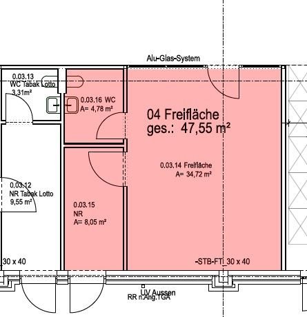 Laden zur Miete provisionsfrei 3 Zimmer 47,6 m²<br/>Verkaufsfläche Am Redder 2 Bargteheide 22941