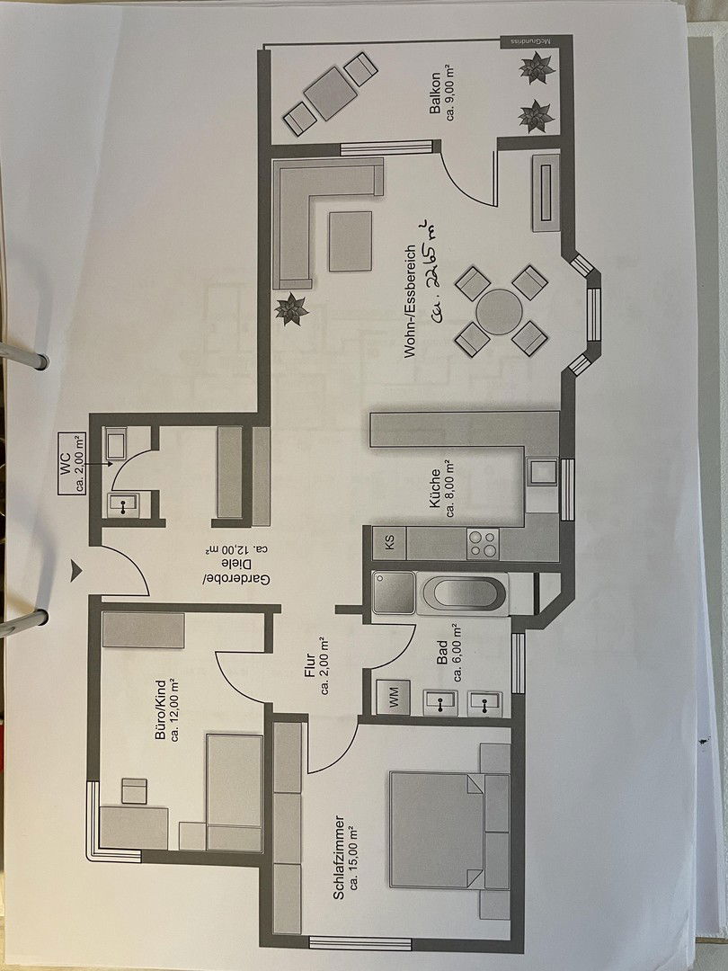 Wohnung zur Miete 930 € 3 Zimmer 83 m²<br/>Wohnfläche 1.<br/>Geschoss 01.04.2025<br/>Verfügbarkeit Schwaikheim 71409