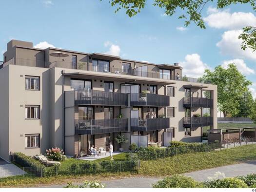 Wohnung zum Kauf - Erstbezug 244.000 € 2 Zimmer 53 m² 1. Geschoss Bürmoos 5111