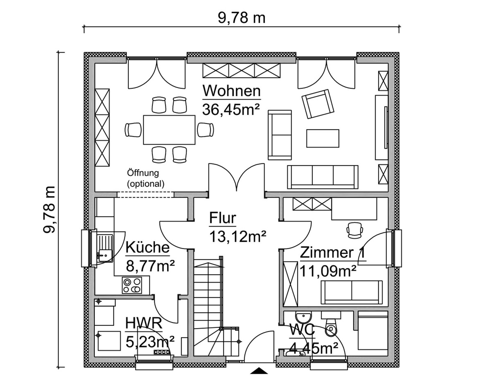 Einfamilienhaus zum Kauf provisionsfrei 285.300 € 5 Zimmer 154,9 m²<br/>Wohnfläche 900 m²<br/>Grundstück Großziethen Schönefeld 12529