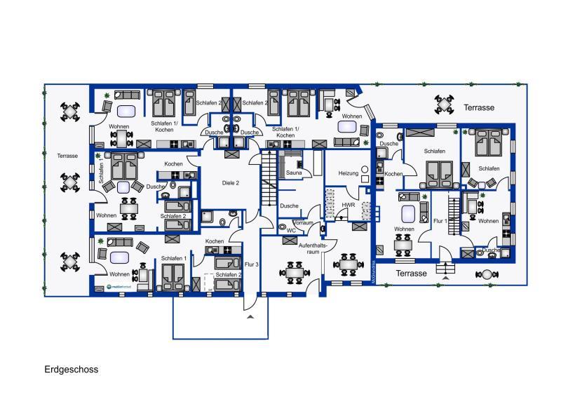 Mehrfamilienhaus zum Kauf 539.000 € 20 Zimmer 470 m²<br/>Wohnfläche 8.000 m²<br/>Grundstück Middels Aurich OT Middels 26607