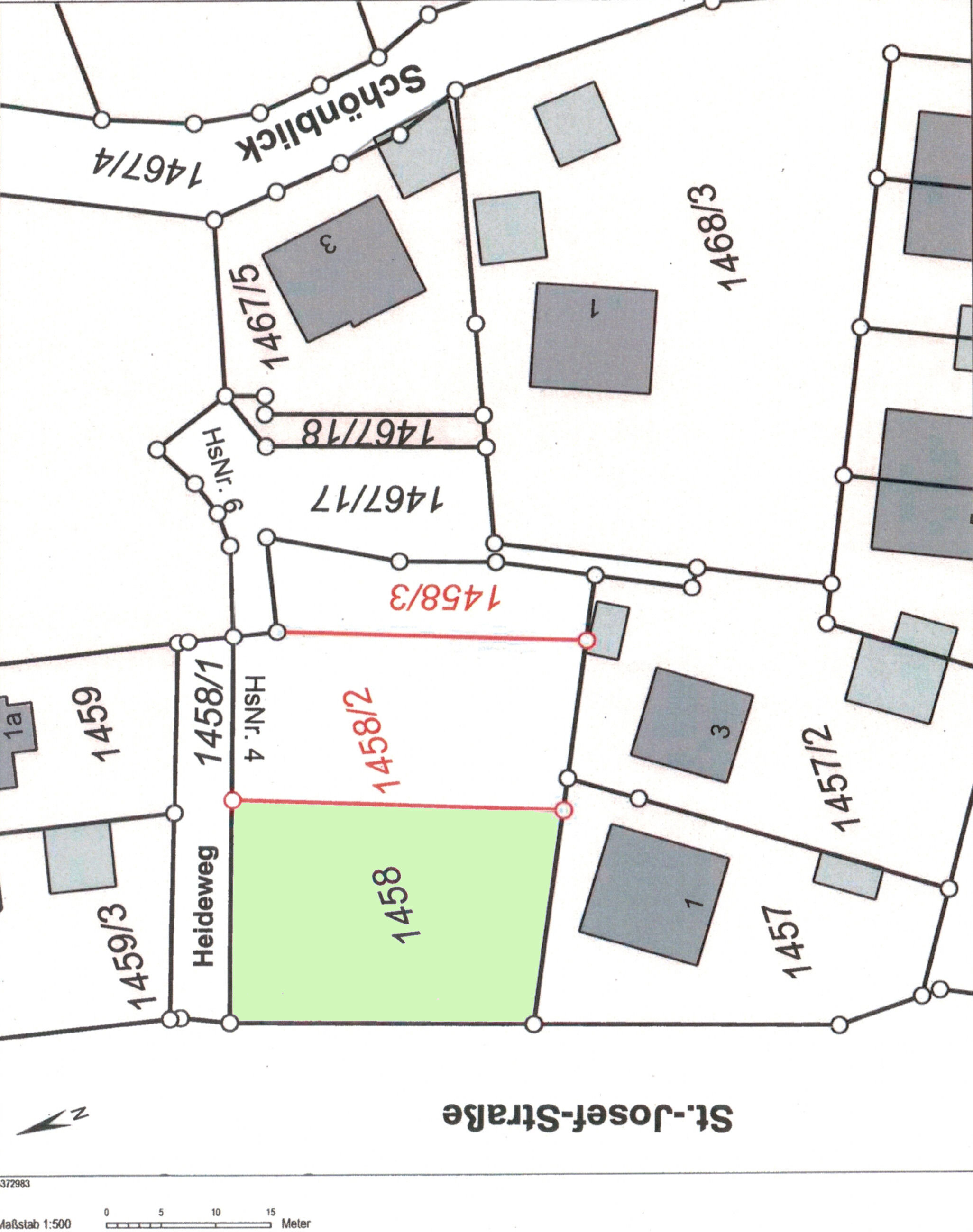 Grundstück zum Kauf 268.000 € 593 m²<br/>Grundstück Heideweg 2 Güntersdorf Schweitenkirchen 85301