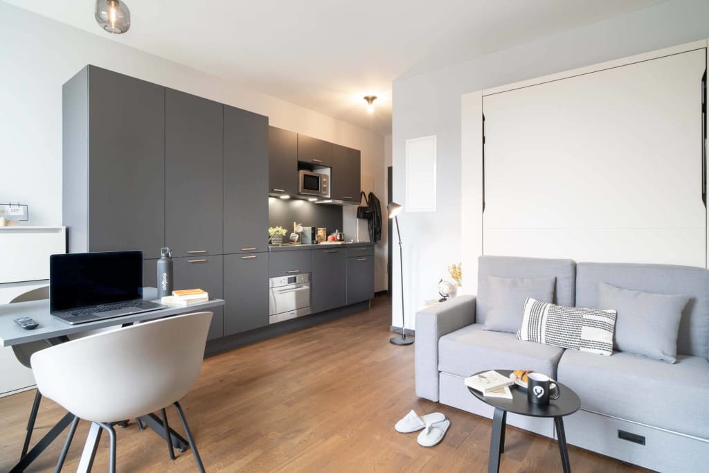 Wohnung zur Miete Wohnen auf Zeit 1.032 € 1 Zimmer 20 m²<br/>Wohnfläche 12.12.2024<br/>Verfügbarkeit Lindenallee Stadtkern Essen 45127