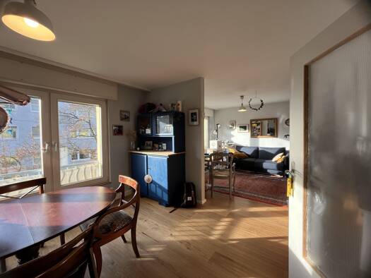 Wohnung zur Miete 900 € 3,5 Zimmer 91 m² Geschoss 2/4 frei ab sofort Sophienstraße 66 Weststadt Karlsruhe 76133