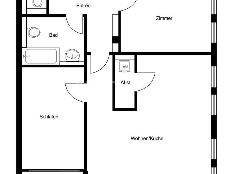 Wohnung zur Miete - Erstbezug 2.290 € 3 Zimmer 81 m² 3. Geschoss frei ab sofort Innenstadt Frankfurt am Main 60313