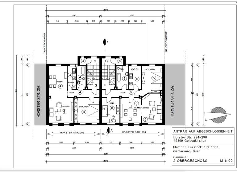 Wohnung zum Kauf provisionsfrei 183.144 € 2 Zimmer 70,4 m²<br/>Wohnfläche 2.<br/>Geschoss ab sofort<br/>Verfügbarkeit Buer Gelsenkirchen 45899