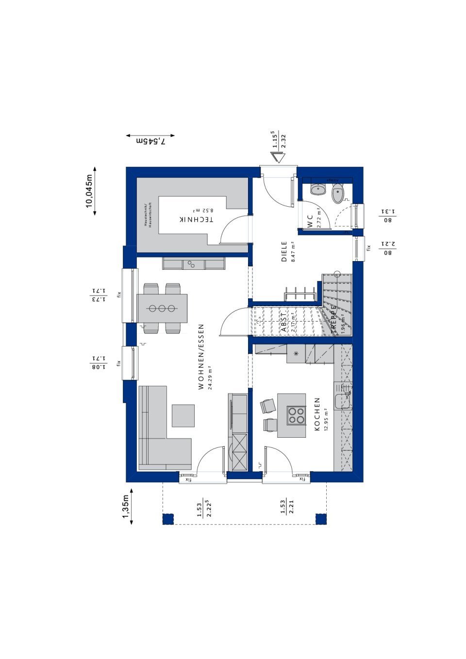 Einfamilienhaus zum Kauf 317.000 € 4 Zimmer 122 m²<br/>Wohnfläche Friedrichshagen Harsum 31020