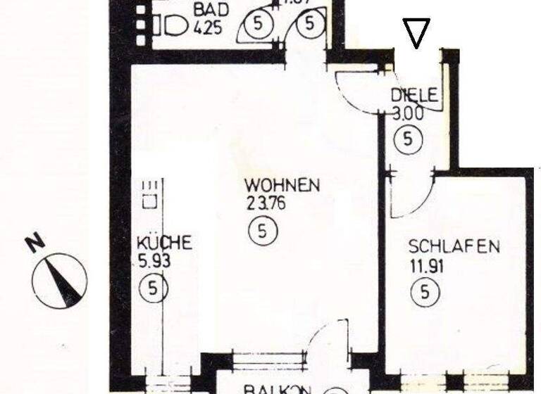 Wohnung zum Kauf 540.000 € 2 Zimmer 52 m² Altstadt-Lehel München 80469