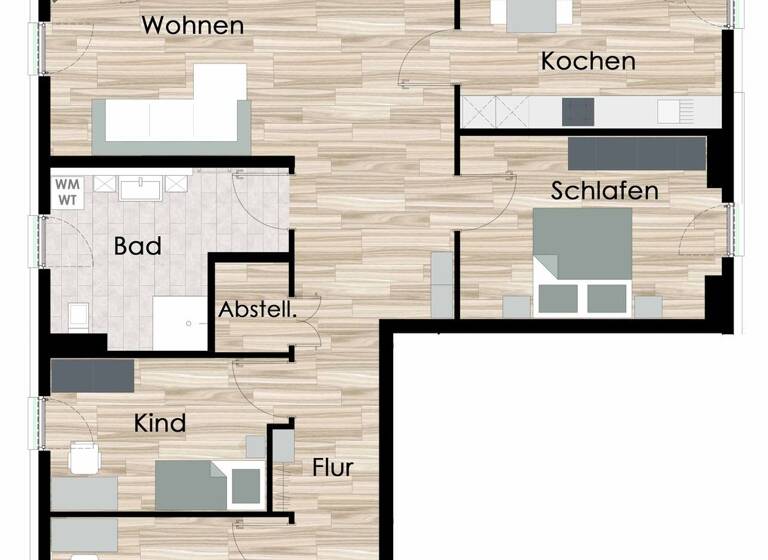 Wohnung zur Miete 1.450 € 4 Zimmer 119,4 m² 1. Geschoss frei ab sofort Stedigsrain Eschwege 37269