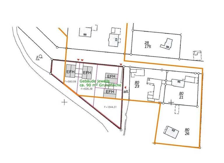 Grundstück zum Kauf 195.000 € 593 m² Grundstück Baugenehmigung vorhanden frei ab sofort Am Heidberg 11 Jesteburg 21266