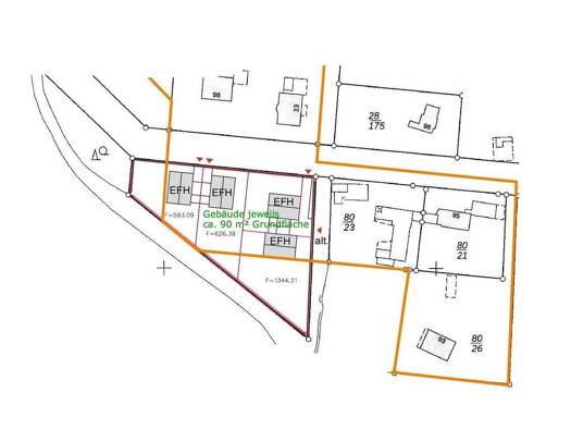 Grundstück zum Kauf 195.000 € 593 m² Grundstück Baugenehmigung vorhanden frei ab sofort Am Heidberg 11 Jesteburg Jesteburg 21266