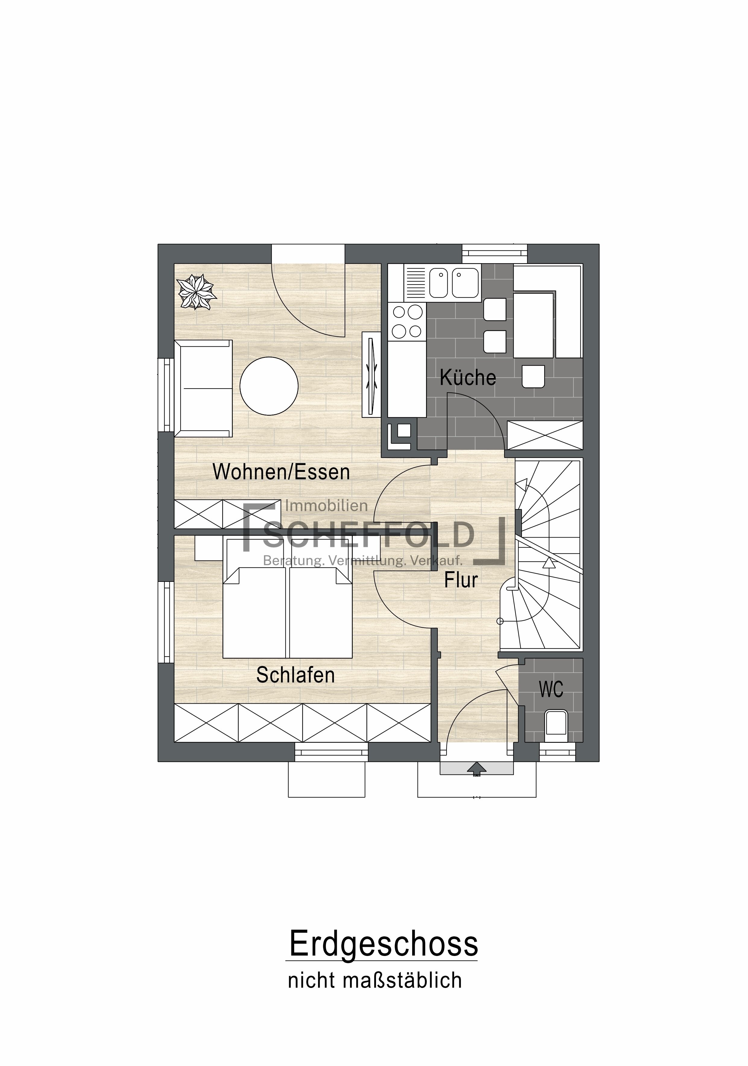 Doppelhaushälfte zum Kauf 259.900 € 4 Zimmer 80,7 m²<br/>Wohnfläche 303 m²<br/>Grundstück Laupheim Laupheim 88471