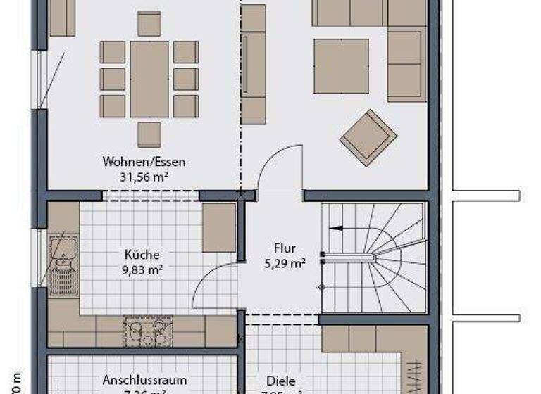 Doppelhaushälfte zum Kauf provisionsfrei 773.000 € 7 Zimmer 183 m² 458 m² Grundstück Neuenhaus Aichtal 72631