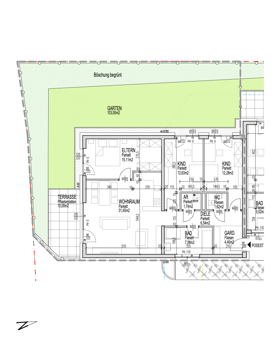 Wohnung zum Kauf 539.000 € 4 Zimmer 92,9 m²<br/>Wohnfläche EG<br/>Geschoss Pogöriach Villach(Stadt) 9500