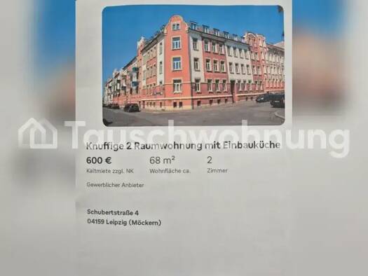 Wohnung zur Miete Tauschwohnung 600 € 2 Zimmer 67 m² EG Wahren Leipzig 04159